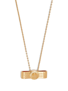 bow-detail necklace