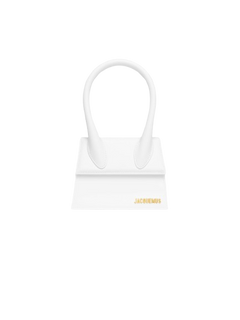 Jacquemus The medium Chiquito Leather handbag White