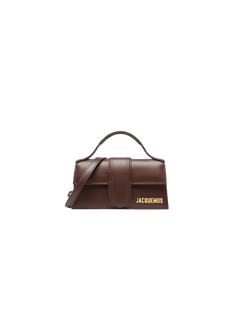 Jacquemus The Bambino Small flap Bag Brown