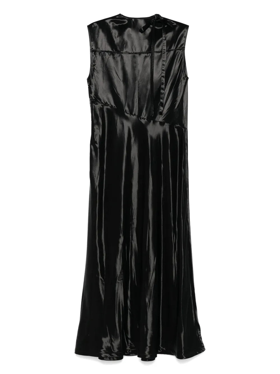 satin midi dress