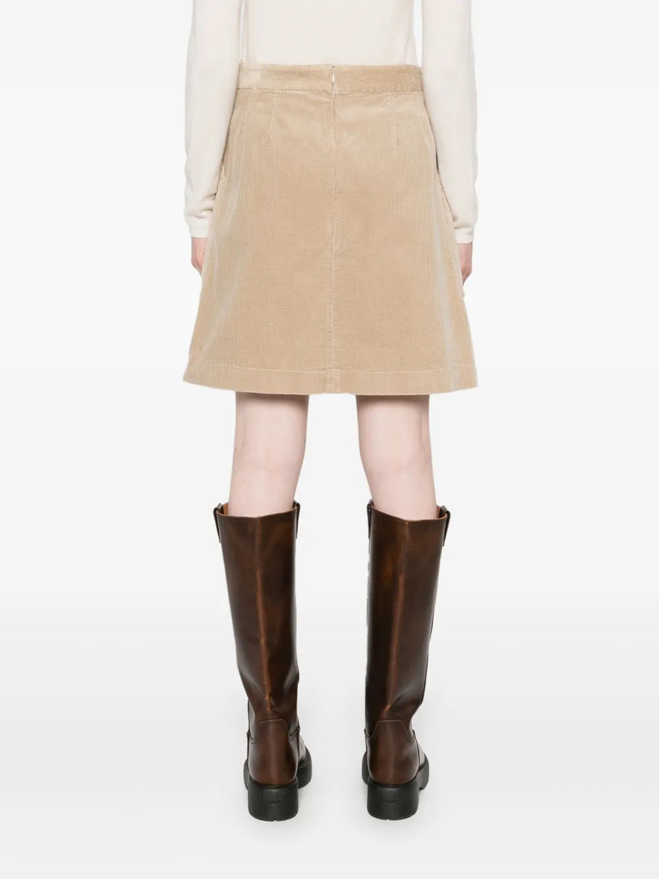corduroy mini skirt