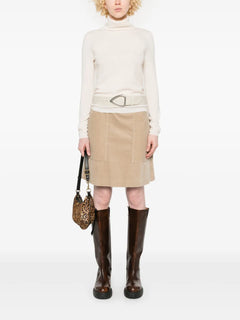 corduroy mini skirt