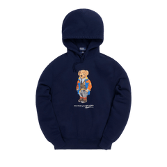 Kith x Polo Ralph Lauren Fleece Hoodie Navy Blue