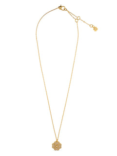 floral zirconium necklace