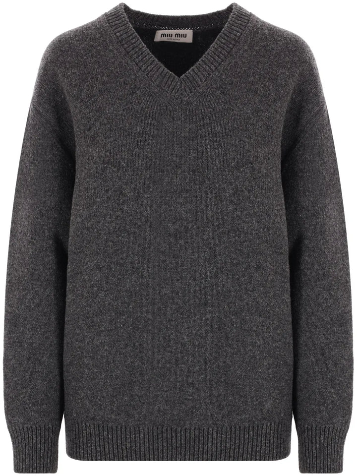 Shetland V-neck jumper