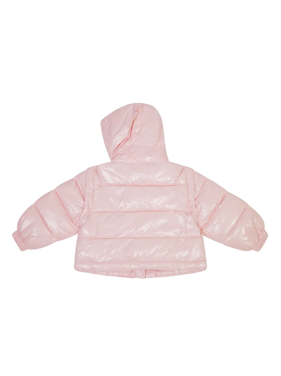 logo-embroidered puffer jacket