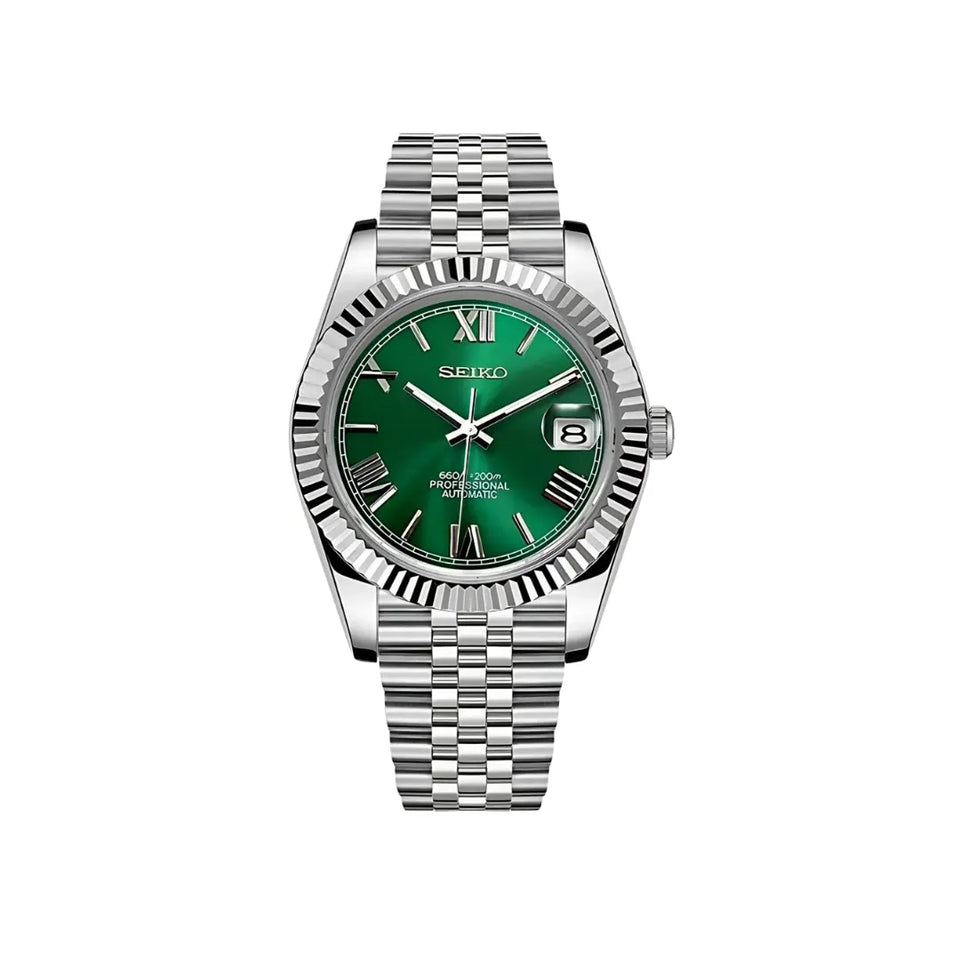 Seiko Mod  Green Roman