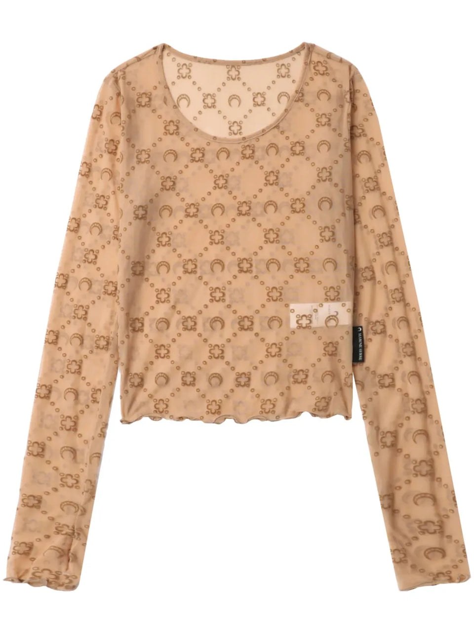 monogram crewneck top