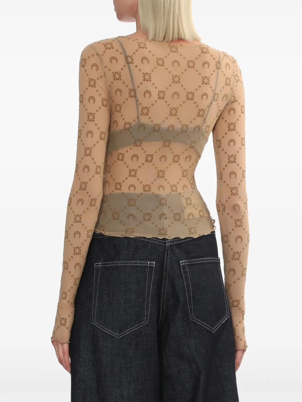 monogram crewneck top
