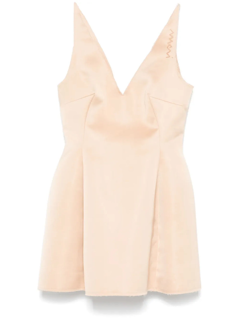 duchess satin mini dress