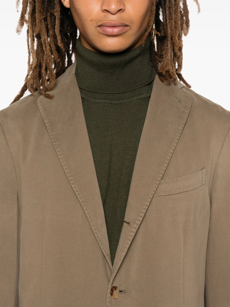 twill blazer