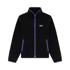 Aimé Leon Dore Lightweight Full Zip Fleece Jacket Jet Black