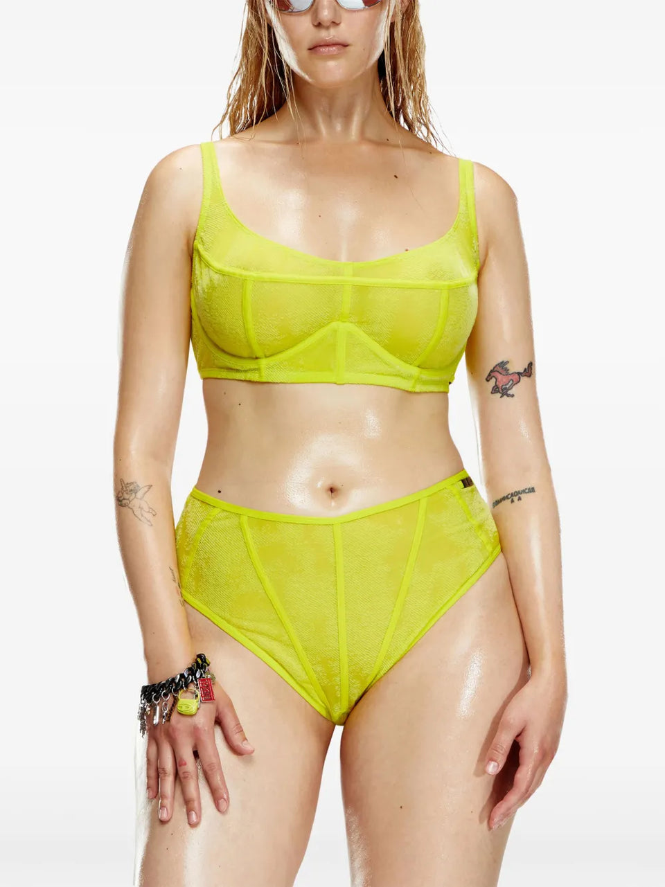 x Savage x Fenty flocked bra
