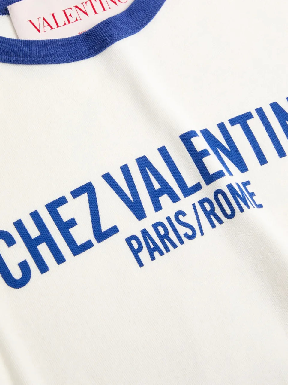 Chez Valentino-print T-Shirt