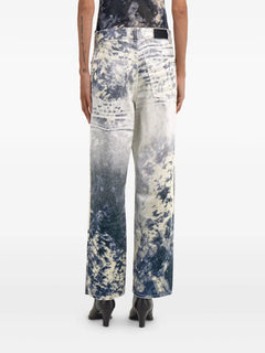 Appaloosa-print jeans