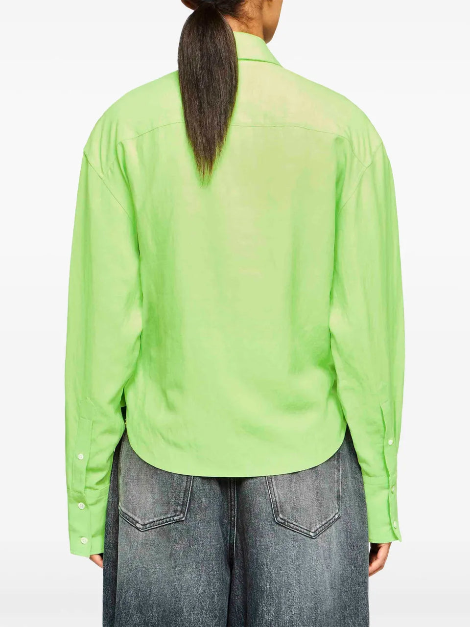 draped twisted shirt