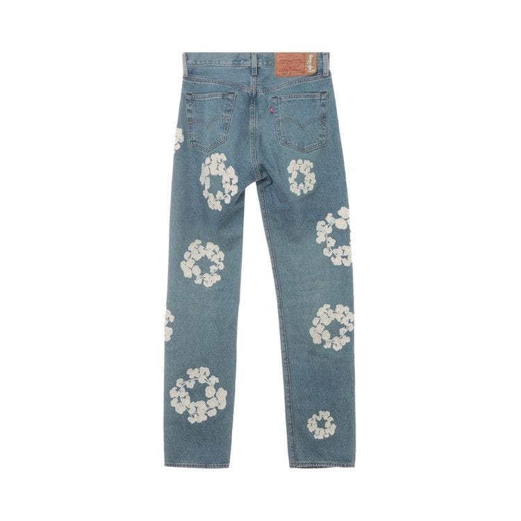 Levi's x Denim Tears Logo Japan Embroidered Denim Jeans Blue