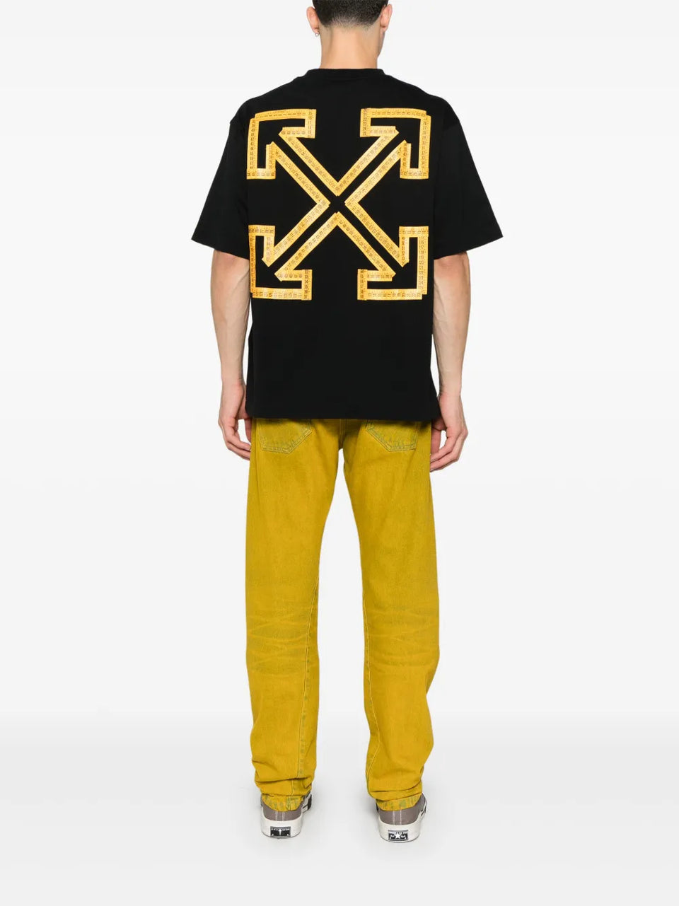 Off-White tape-arrow short-sleeve T-Shirt Black