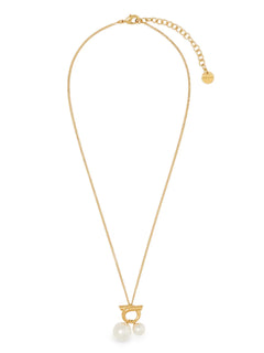 double pearl necklace