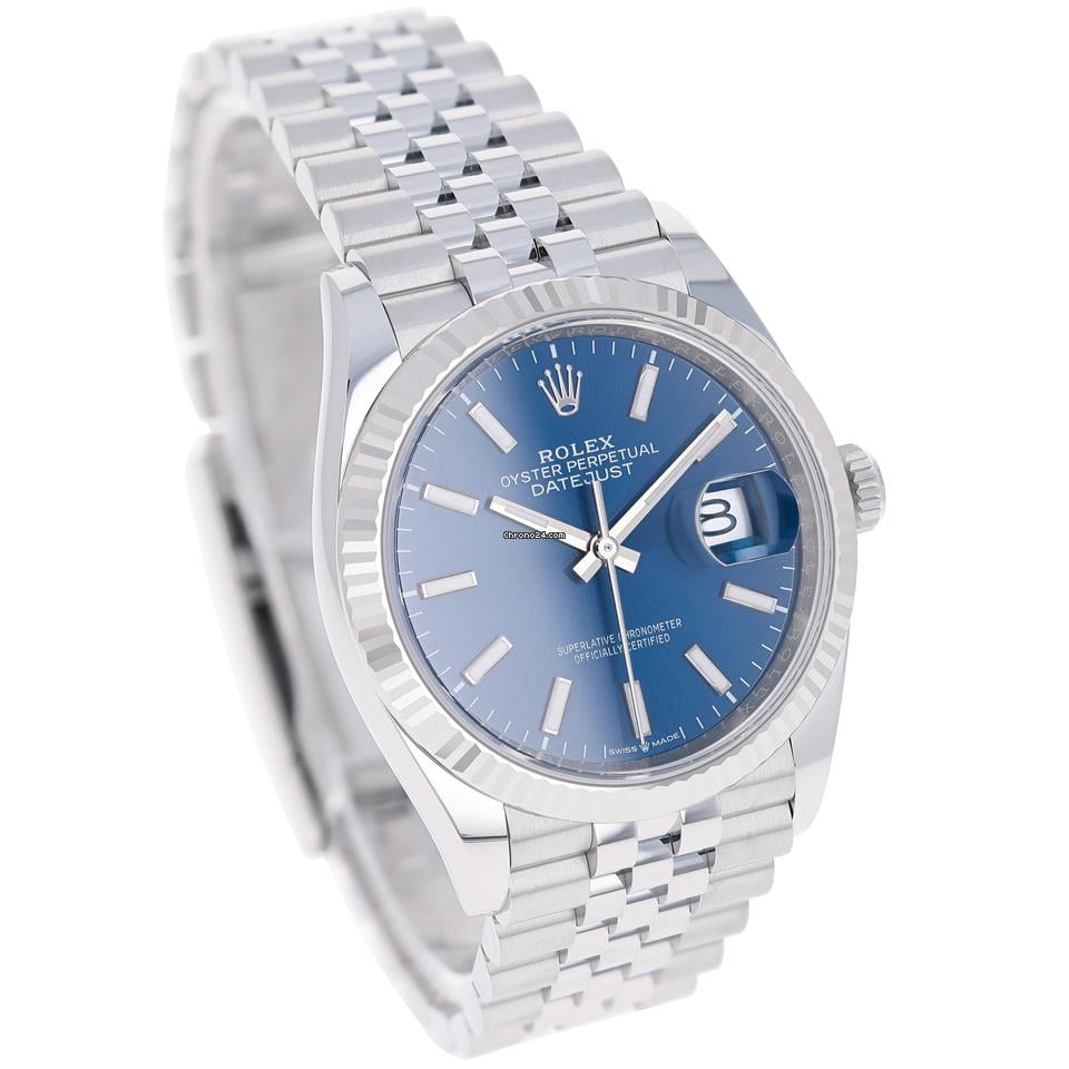 Rolex | Datejust | 126234 | Steel | 36 x 44 mm | Steel | Blue | Automatic