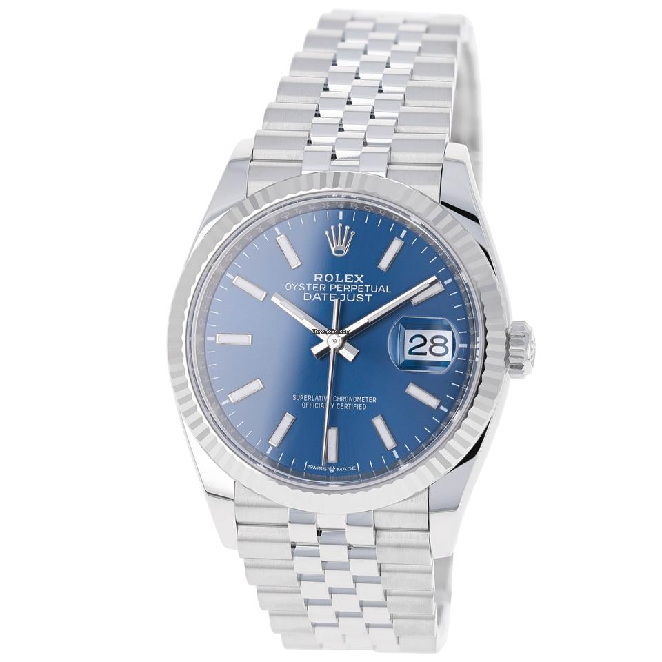 Rolex | Datejust | 126234 | Steel | 36 x 44 mm | Steel | Blue | Automatic