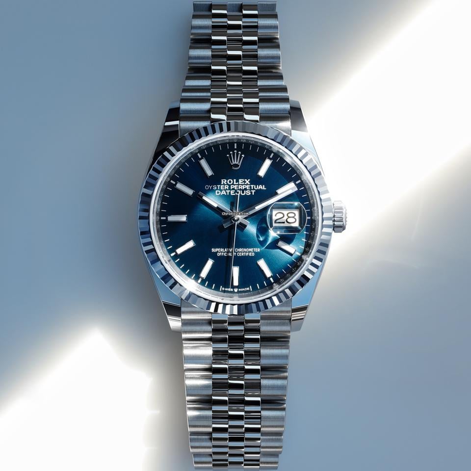 Rolex | Datejust | 126234 | Steel | 36 x 44 mm | Steel | Blue | Automatic