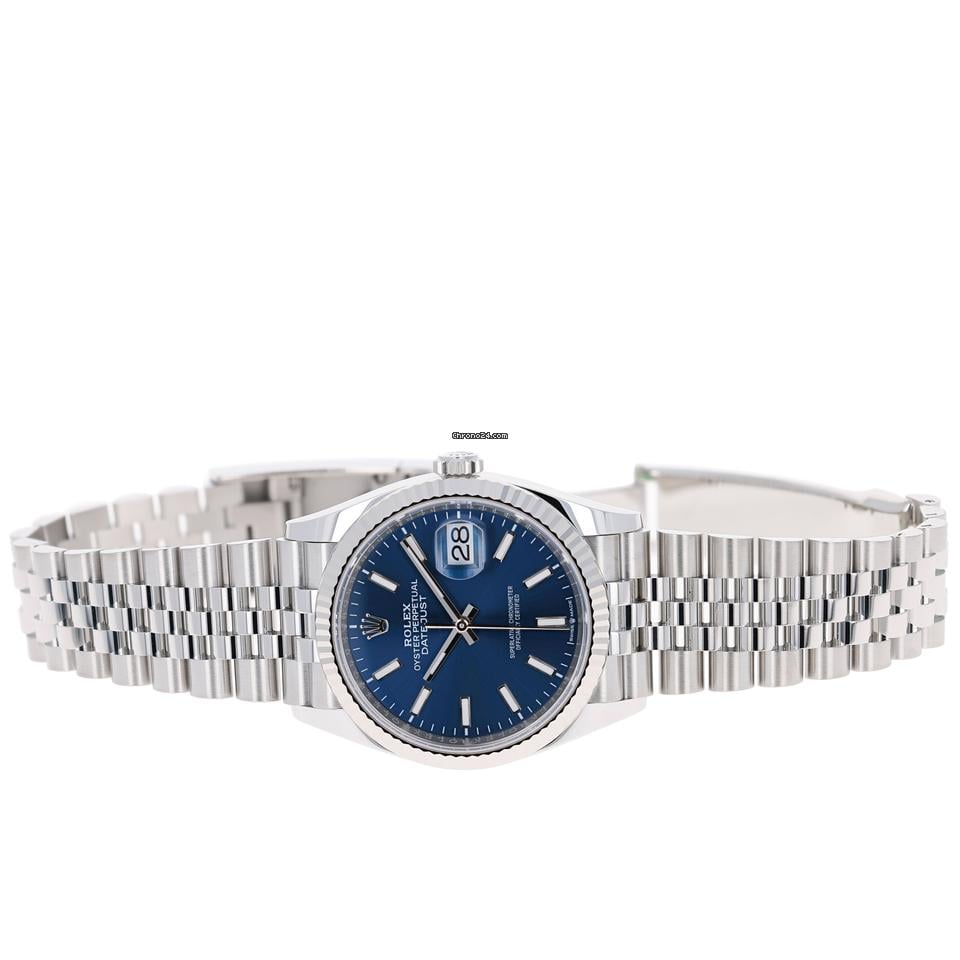 Rolex | Datejust | 126234 | Steel | 36 x 44 mm | Steel | Blue | Automatic