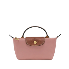 Longchamp Le Pliage Original Pouch with handle Pink Tea - Recycled canvas