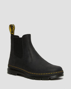 Embury Leather Casual Chelsea Boots - Black - Mens