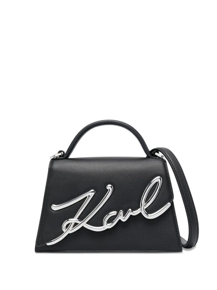 Signature leather crossbody bag