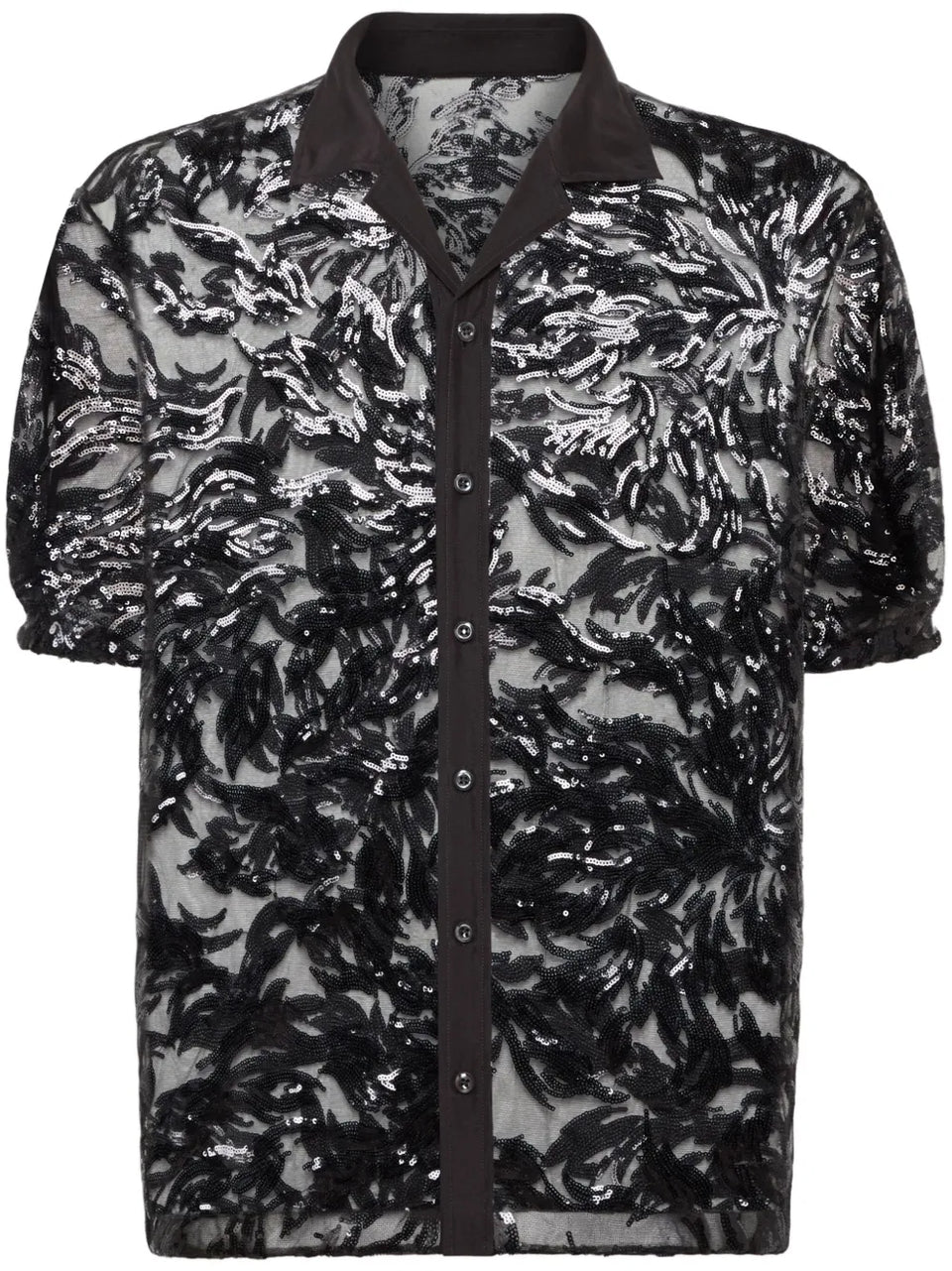 sequin embellishment shirt