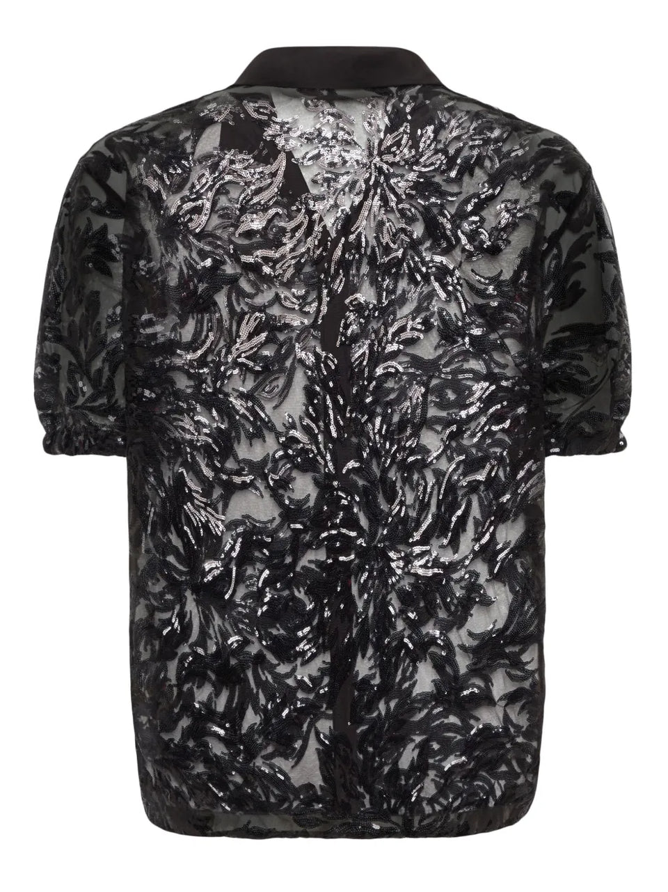 sequin embellishment shirt