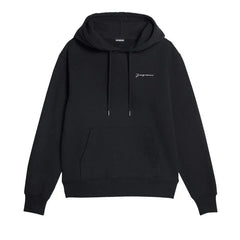 Jacquemus Le Sweatshirt Brodé Dark Black