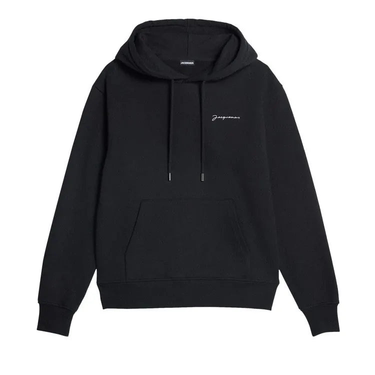 Jacquemus Le Sweatshirt Brodé Dark Black