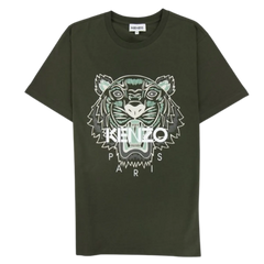 Kenzo Icon Tiger T-Shirt Dark Khaki Dark Khaki