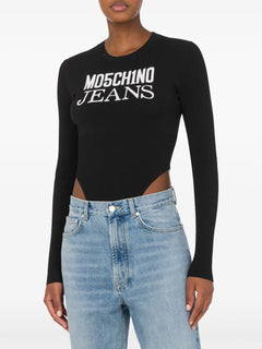 logo-print bodysuit