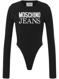 logo-print bodysuit