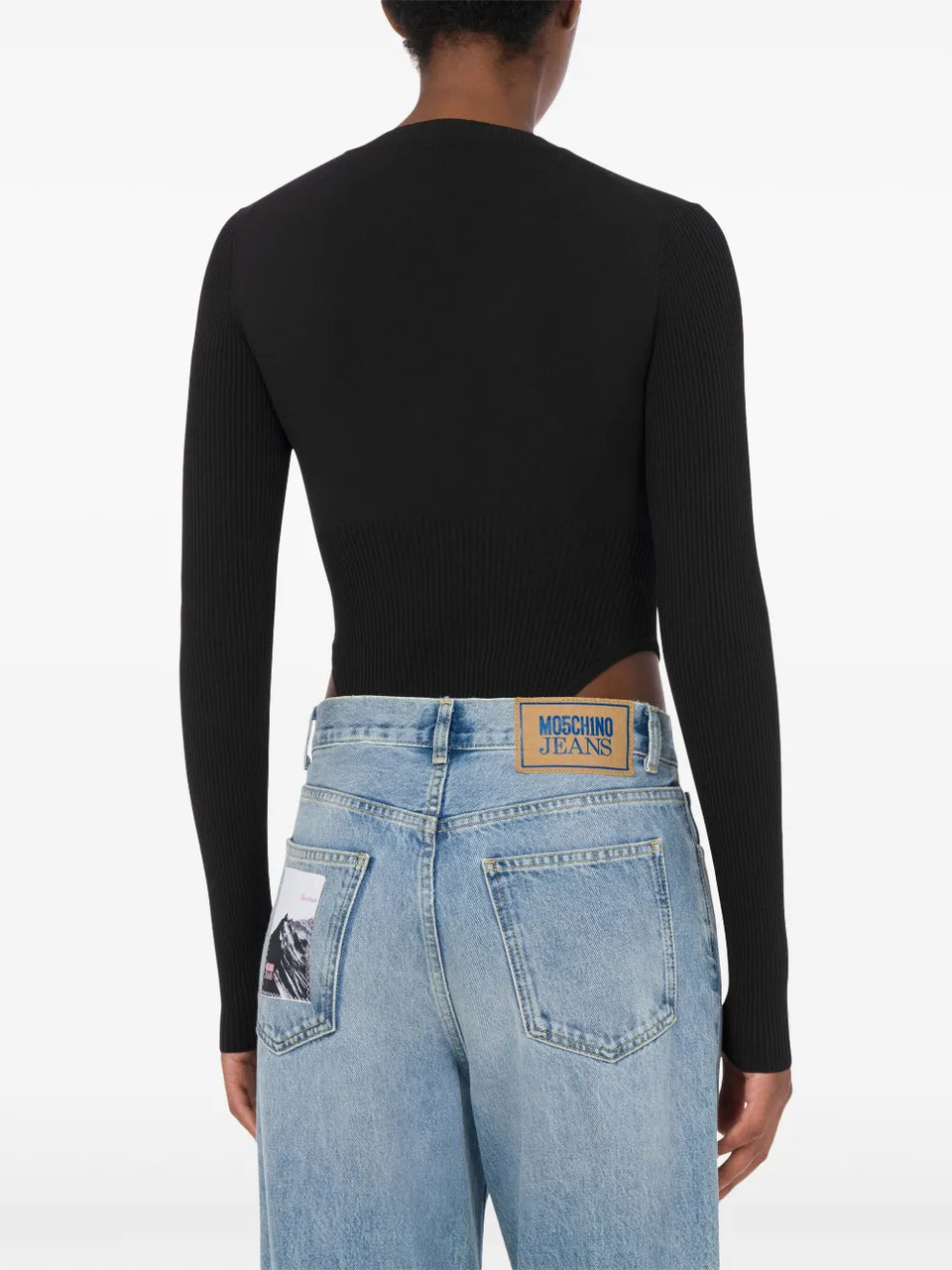 logo-print bodysuit