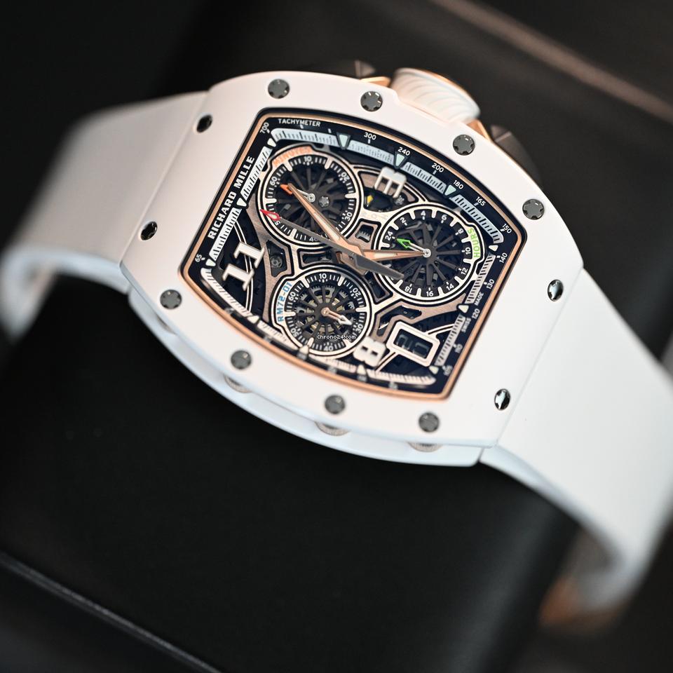 Richard Mille RM72-01 Automatic Winding Lifestyle Flyback Chronograph White Ceramic