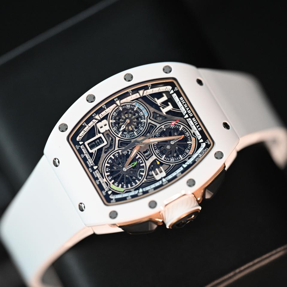 Richard Mille RM72-01 Automatic Winding Lifestyle Flyback Chronograph White Ceramic