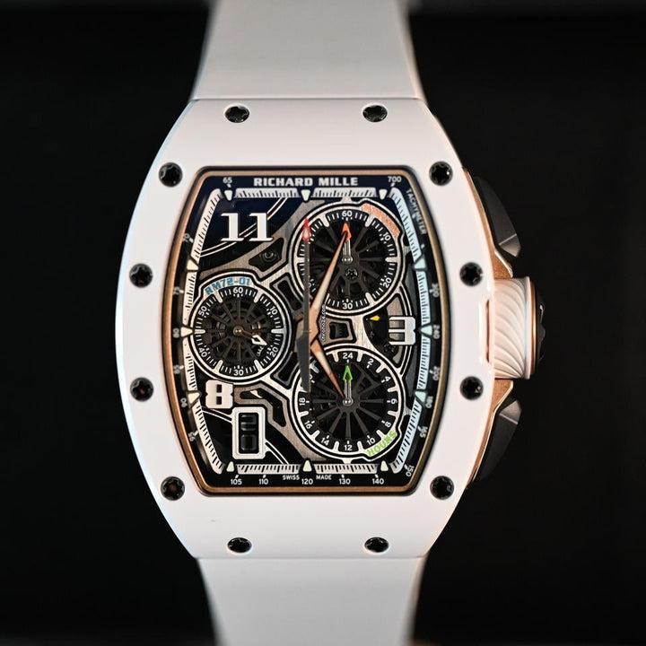 Richard Mille RM72-01 Automatic Winding Lifestyle Flyback Chronograph White Ceramic
