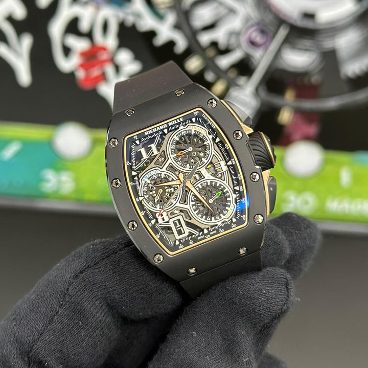 Richard Mille RM72-01 Automatic Winding Lifestyle Flyback Chronograph Black Ceramic