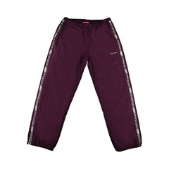 Supreme Reflective Zip Track Pant Purple
