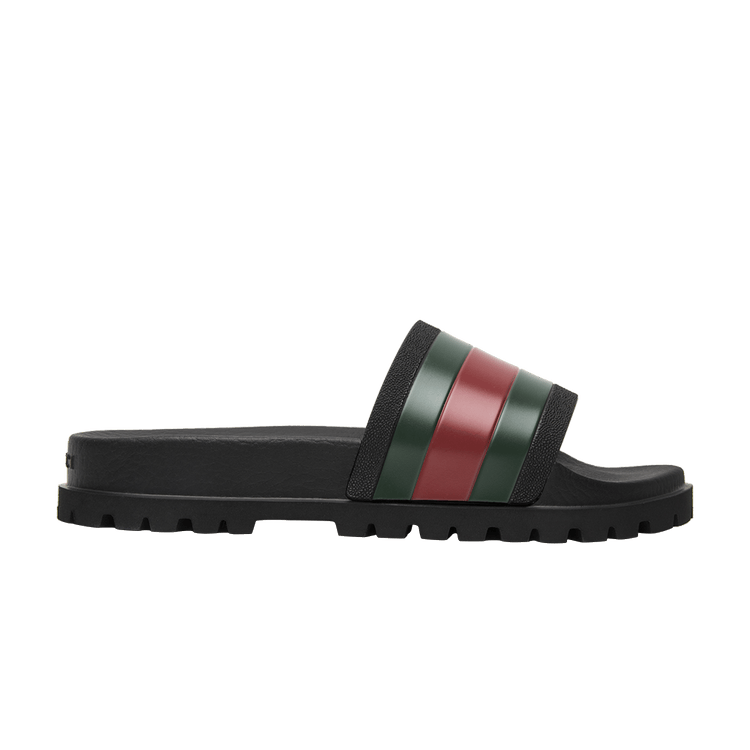 Gucci Web Slide Black