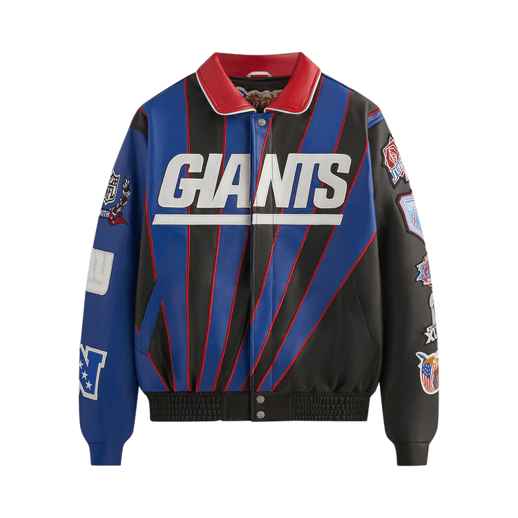 Kith & Jeff Hamilton for the NFL: Giants Leather Varsity Jacket Giants