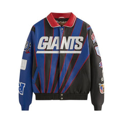 Kith & Jeff Hamilton for the NFL: Giants Leather Varsity Jacket Giants