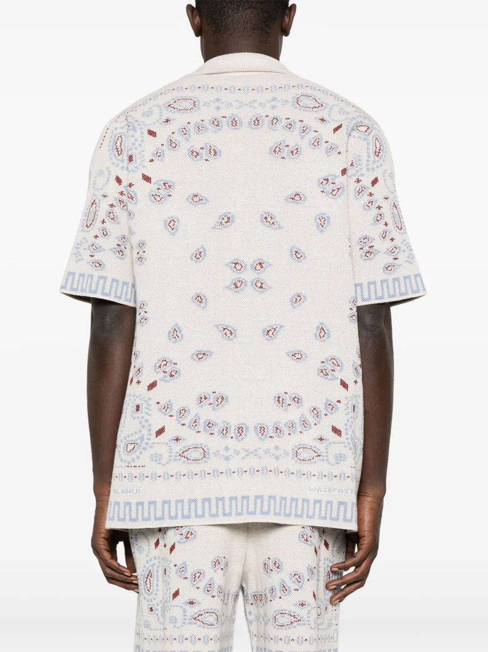 bandana-print shirt