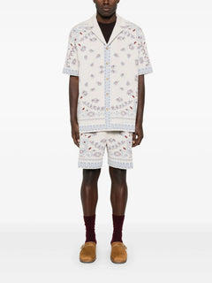 bandana-print shirt
