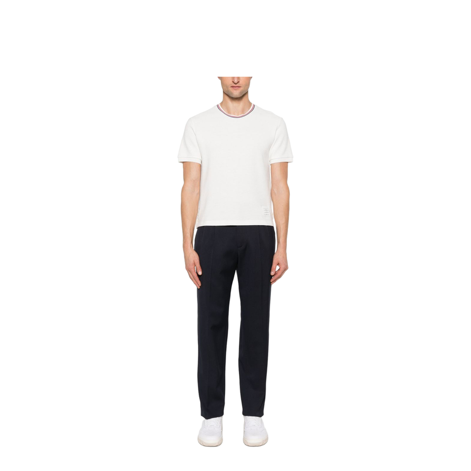Cotton Waffle Rib Cuff T-Shirt
