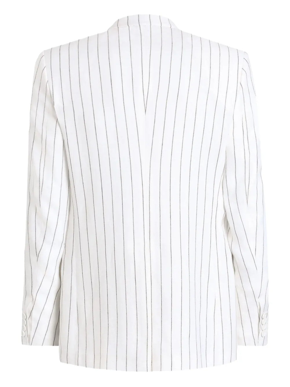 pinstriped blazer